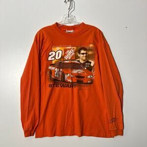 VNT Winners Circle Nascar TONY STEWART #30 HOME DEPOT‎ Longsleeve T Shirt Size M